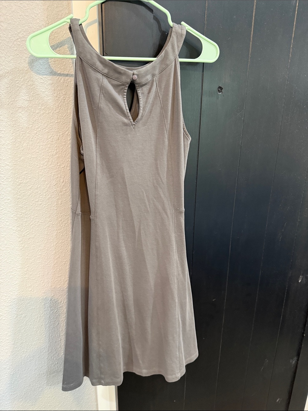 New York & Company Taupe Midi Dress - Picture 3 of 5